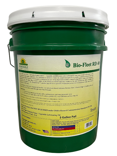 83514 Bio Fleet Rock Drill Oil 40 5 Gal Pail