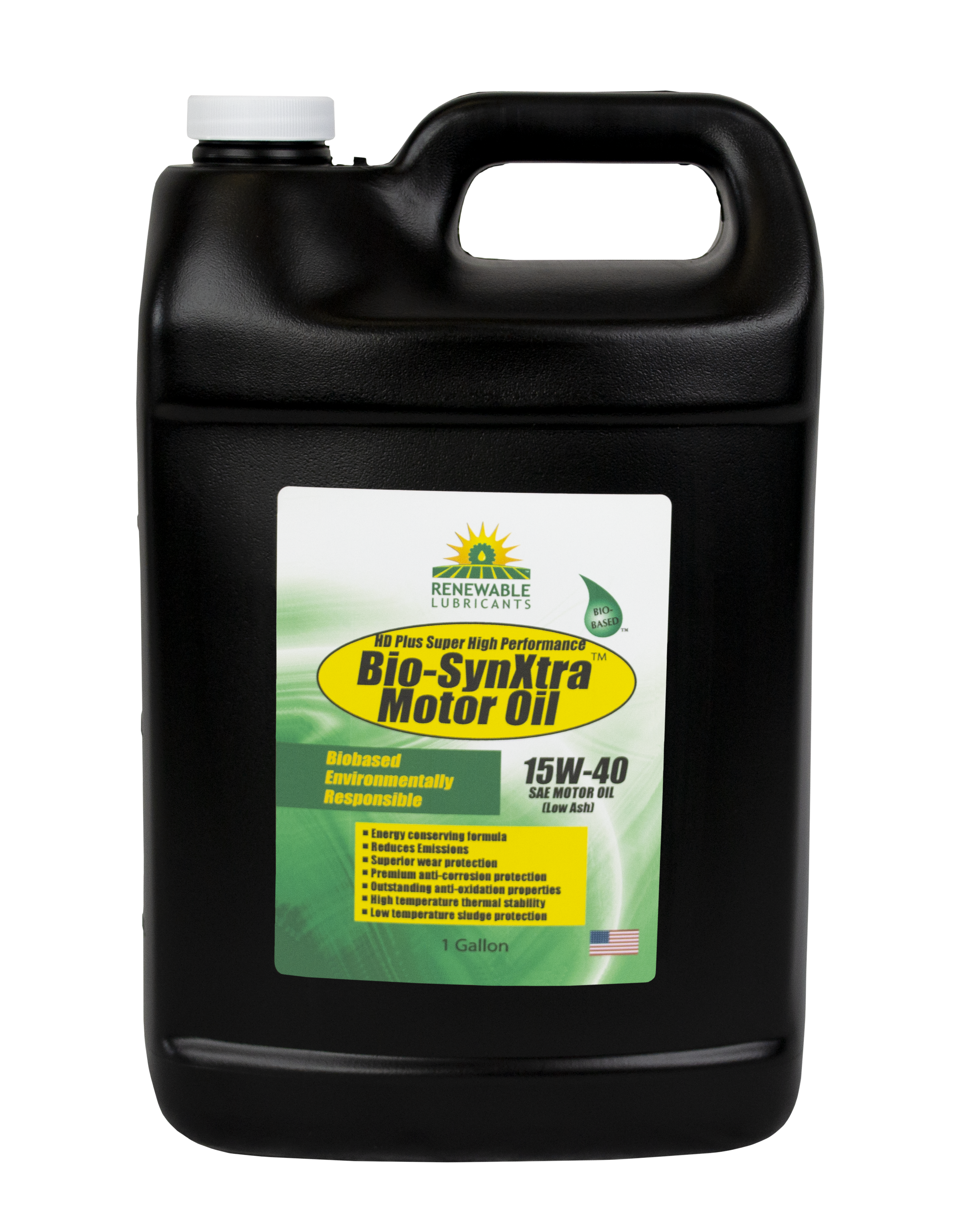 85353 Bio Syn Xtra HD Plus SHP Motor Oil SAE 15 W40 Low Ash 1 Gal