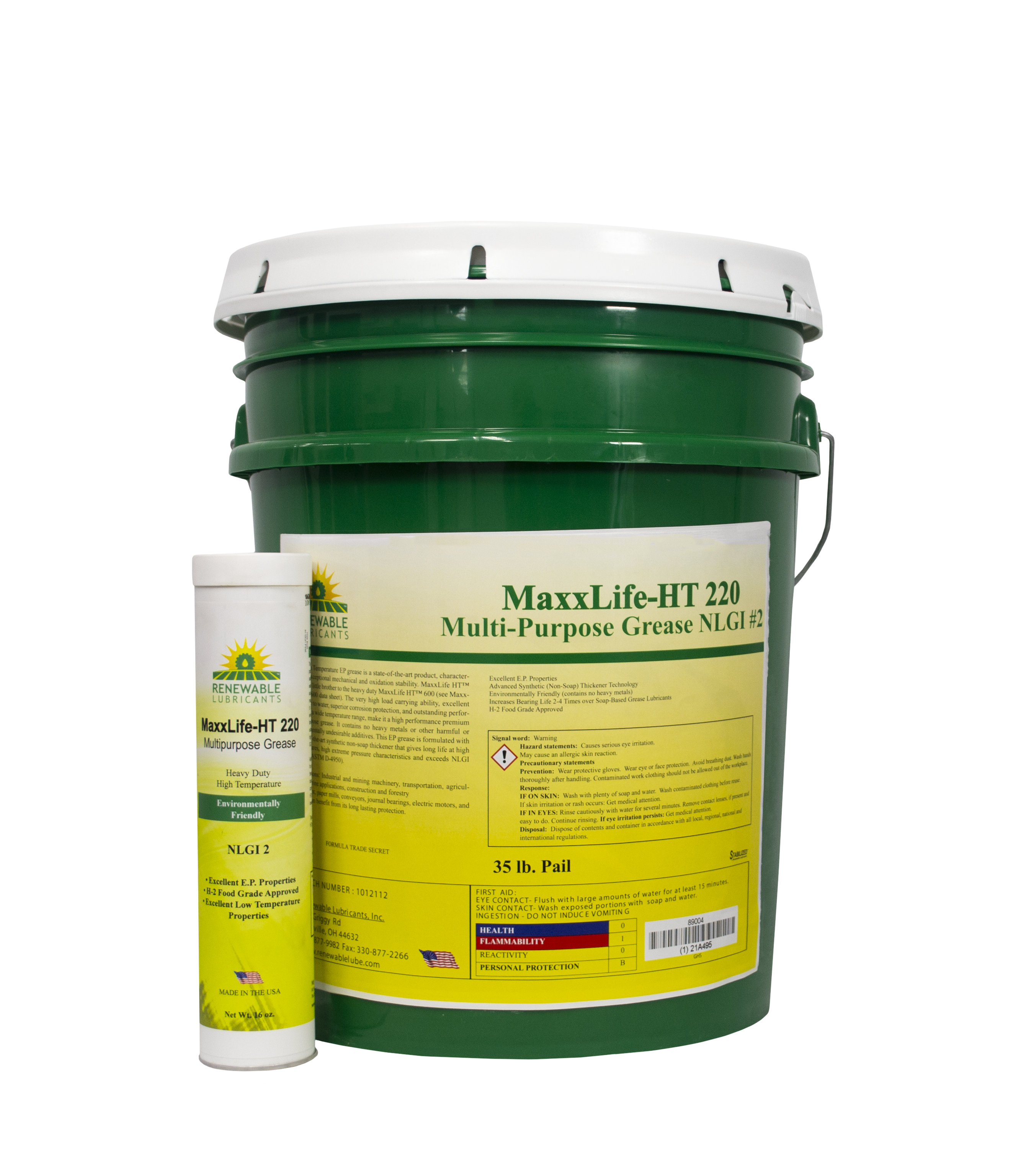 89004 group Maxx Life HT 220 HT Multipurpose Grease NLGI 2